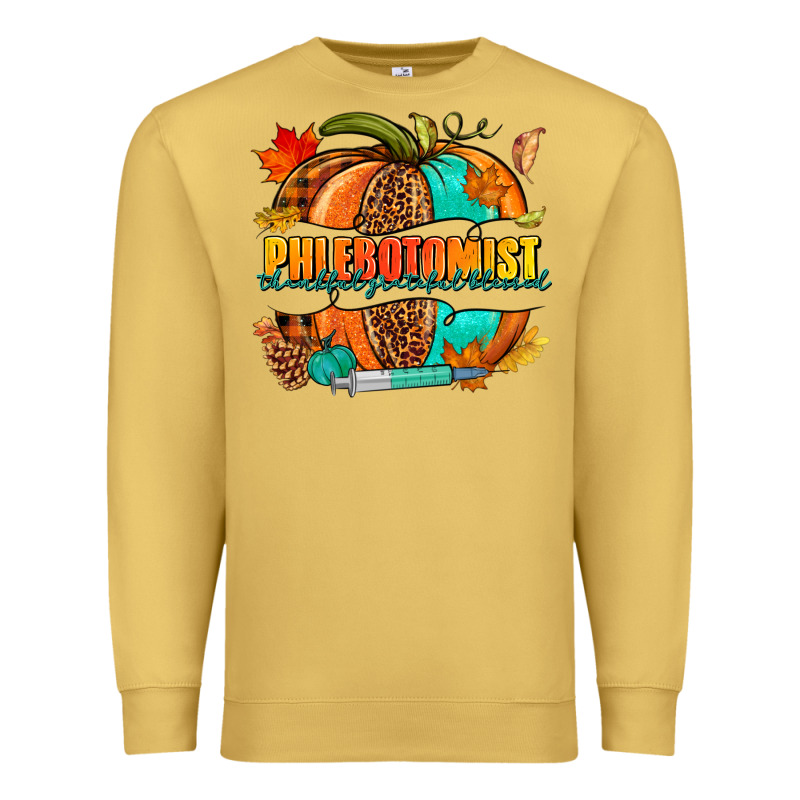 Phlebotomist Pumpkin Premium Sweatshirt by NancyCooperArtShop | Teevron