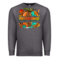 Charcoal Heather Phlebotomist pumpkin Premium Sweatshirt - NancyCooperArtShop