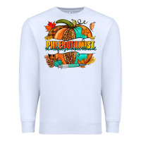 White Phlebotomist pumpkin Premium Sweatshirt - NancyCooperArtShop
