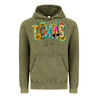 Vintage Olive texas summer Vintage Hoodie - texasbilliewilder