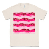 Natural valentines day glitter and leopard seamless pattern Classic Tee - BundleAndBundleShop