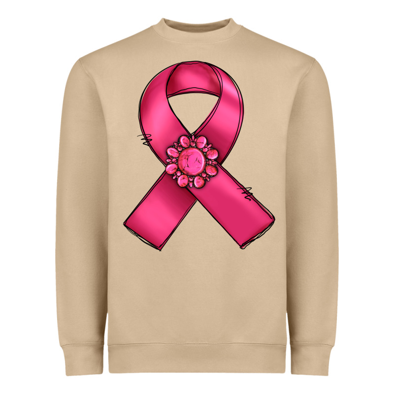 Breast Cancer Awareness Ribbon Heavyweight Sweatshirt by RanaPortraitStore | Teevron