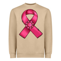 Mushroom breast cancer awareness ribbon Heavyweight Sweatshirt - RanaPortraitStore