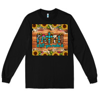 Black faith it till you make it Long Sleeve Tee - JahusDesignShop