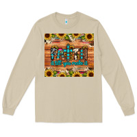 Mushroom faith it till you make it Long Sleeve Tee - JahusDesignShop