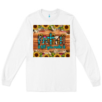 White faith it till you make it Long Sleeve Tee - JahusDesignShop