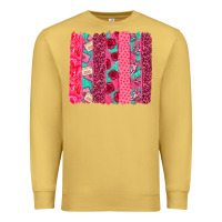 Antique Gold valentines day brushstroke Premium Sweatshirt - NancyCooperArtShop