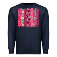 Navy valentines day brushstroke Premium Sweatshirt - NancyCooperArtShop