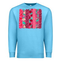 Ocean Blue valentines day brushstroke Premium Sweatshirt - NancyCooperArtShop