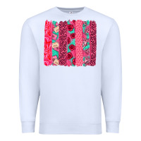 White valentines day brushstroke Premium Sweatshirt - NancyCooperArtShop