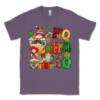 Lavender ho ho ho christmas latte with gnomies Classic Tee - AdoDesignShop