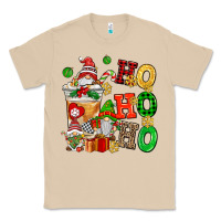 Mushroom ho ho ho christmas latte with gnomies Classic Tee - AdoDesignShop