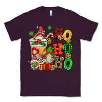 Plum ho ho ho christmas latte with gnomies Classic Tee - AdoDesignShop