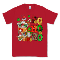 Red ho ho ho christmas latte with gnomies Classic Tee - AdoDesignShop