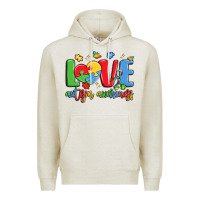 Love Autism Awareness Premium Hoodie | Teevron