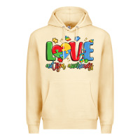 Pina Colada love autism awareness Premium Hoodie - LillyAllenDesigns