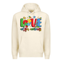 Tofu love autism awareness Premium Hoodie - LillyAllenDesigns