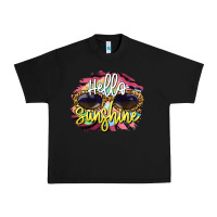 Black hello sunshine Urban Heavy Tee - BarkalooDesign