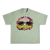 Oil Green hello sunshine Urban Heavy Tee - BarkalooDesign