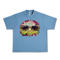 Pebble Blue hello sunshine Urban Heavy Tee - BarkalooDesign