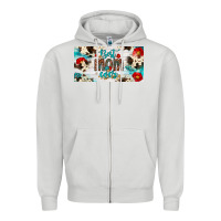 Dove Grey best mom ever license plate Zipper Hoodie - Artiststas