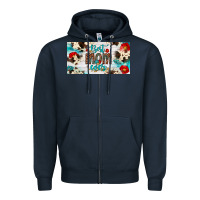 Navy best mom ever license plate Zipper Hoodie - Artiststas