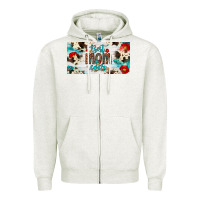 Oatmeal Heather best mom ever license plate Zipper Hoodie - Artiststas
