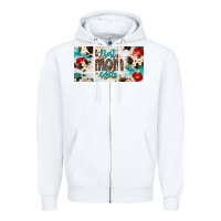 White best mom ever license plate Zipper Hoodie - Artiststas