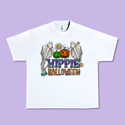 Hippie Halloween Urban Heavy Tee Designed By Cowhidedigitalart