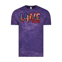 Cloud Purple Love Texas Vintage Tee - Neo Western