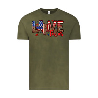 Vintage Olive Love Texas Vintage Tee - Neo Western