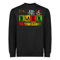 Black black the prime element Heavyweight Sweatshirt - Zillion Design Studio