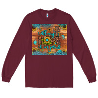 Burgundy all my hope is in jesus Long Sleeve Tee - JahusDesignShop