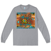 Heather Grey all my hope is in jesus Long Sleeve Tee - JahusDesignShop