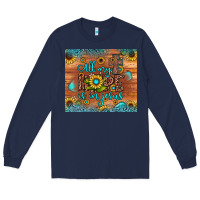 Navy all my hope is in jesus Long Sleeve Tee - JahusDesignShop