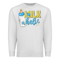 Oatmeal Heather milkaholic boys Premium Sweatshirt - NancyCooperArtShop