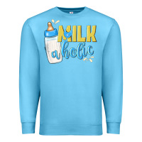 Ocean Blue milkaholic boys Premium Sweatshirt - NancyCooperArtShop