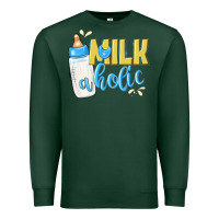 Sports Green milkaholic boys Premium Sweatshirt - NancyCooperArtShop