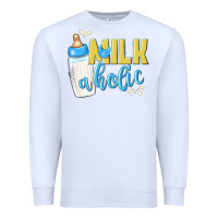White milkaholic boys Premium Sweatshirt - NancyCooperArtShop