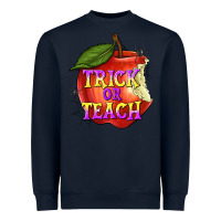 Navy Trick or Teach Heavyweight Sweatshirt - texasbilliewilder