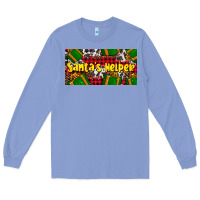 Colony Blue santa's helper with gifts Long Sleeve Tee - AdoDesignShop