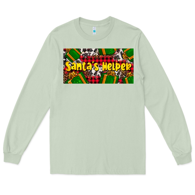 Santa's Helper With Gifts Long Sleeve Tee by AdoDesignShop | Teevron