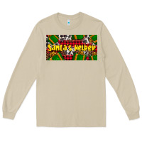 Mushroom santa's helper with gifts Long Sleeve Tee - AdoDesignShop