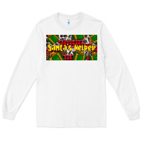White santa's helper with gifts Long Sleeve Tee - AdoDesignShop
