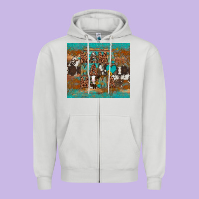 Mama Mama Mama Zipper Hoodie Designed By Artiststas