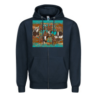 Navy mama mama mama Zipper Hoodie - Artiststas