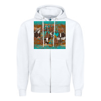 White mama mama mama Zipper Hoodie - Artiststas