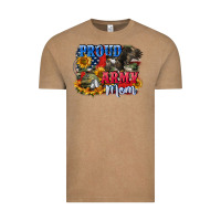 Vintage Coffee Proud army mom 4th of july Vintage Tee - CowGirlArtShop