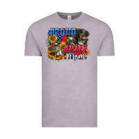 Vintage Zinc Proud army mom 4th of july Vintage Tee - CowGirlArtShop