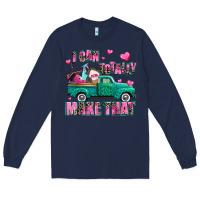 Navy i can totally make that Long Sleeve Tee - AdoDesignShop